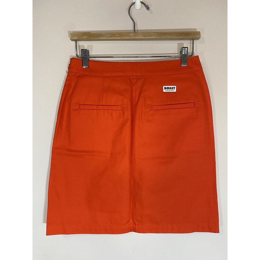 BOAST Casual Orange Straight Skirt Tennis Athletic Fit Country Club Size‎ 2 - Picture 6 of 9